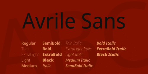 Arvil Sans Font