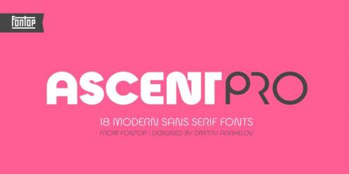 Ascent Pro Sans Serif Font