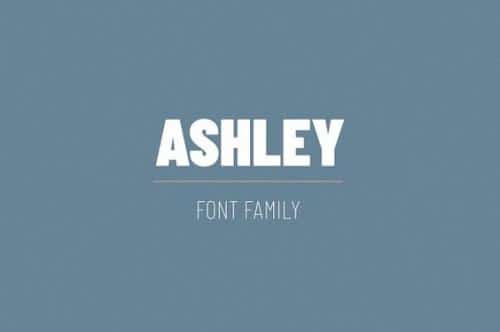 Ashley Font Family