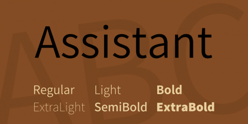 Assistant Font Family