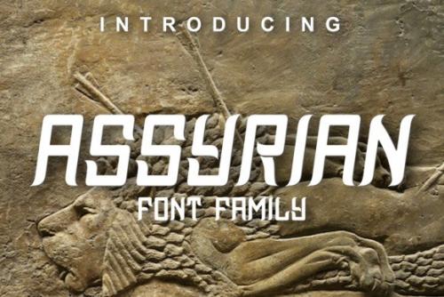 Assyrian Display Font