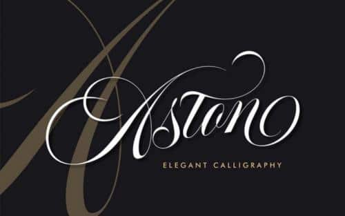 Aston Script Font
