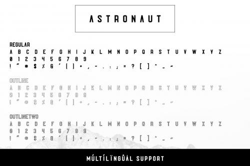 Astronaut Typeface