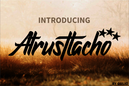 Atrusttacho Awesome Font