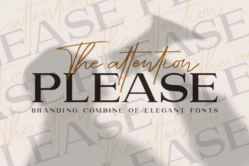 Attention Font Duo