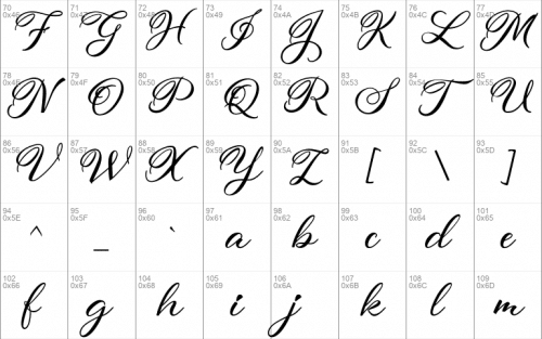 August Calligraphy Font