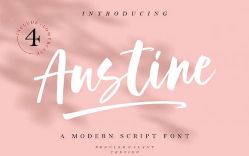 Austine Brush Font
