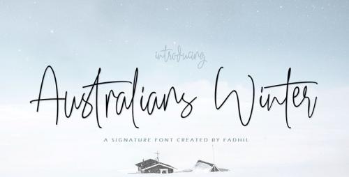 Australians Winter Handwritten Font