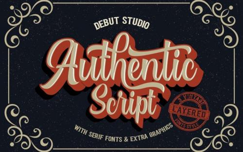 Authentic Script Font