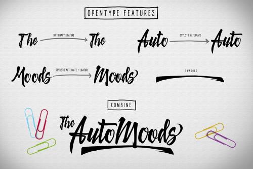 Auto Moods Script Font
