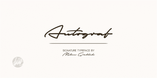 Autograf Font