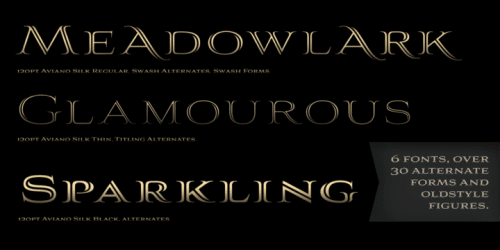 Aviano Silk Font Family