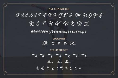 Azingdar Retro Bold Script Font