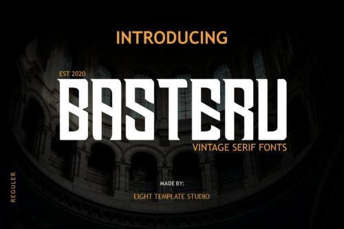 BASTERU Modern Serif Font