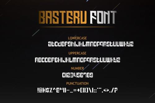 BASTERU Modern Serif Font