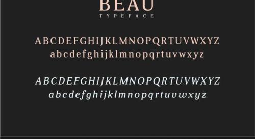 BEAU TYPEFACE Font