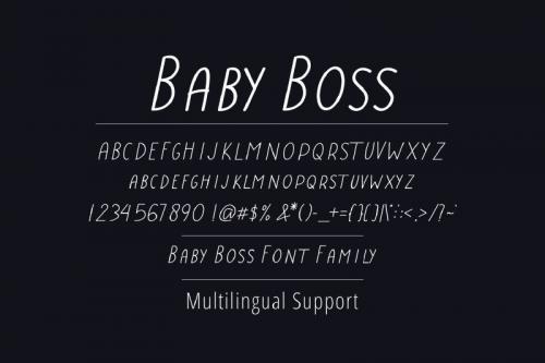 Baby Boss Handwritten Font