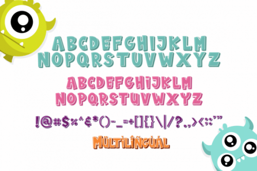 Baby Monsta Display Font
