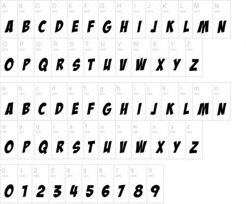 Badaboom BB Font - UpFonts