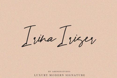 Baekrajan Luxury Modern Signature Font