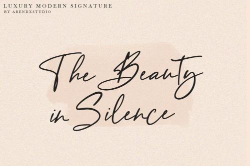 Baekrajan Luxury Modern Signature Font