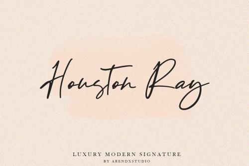 Baekrajan Luxury Modern Signature Font