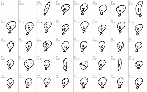 Balloon Friends Font
