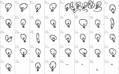 Balloon Friends Font