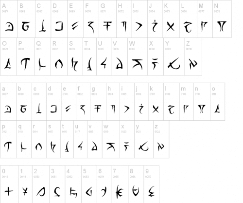 Barazhad Script Font