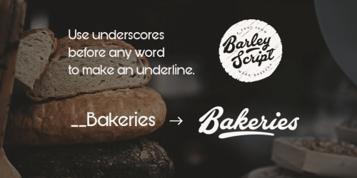 Barley Script Font
