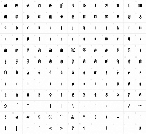 Barloesius Schrift Font