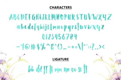 Barstilla Handpainted Typeface