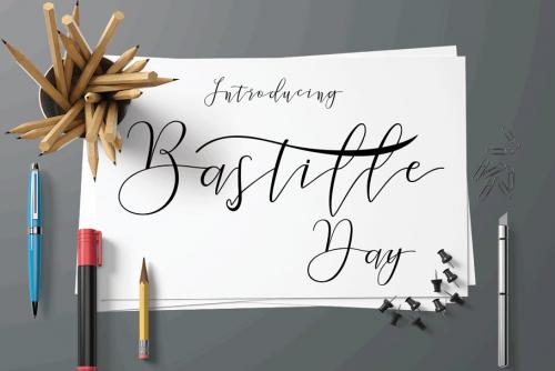 Bastille Day Script Font
