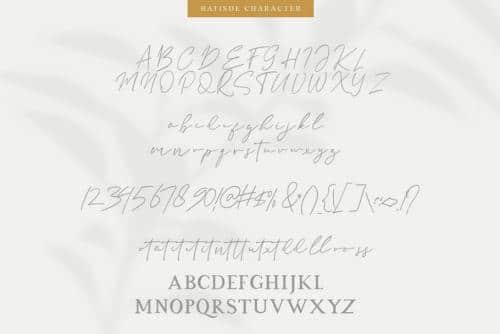 Batisde Thin Handwritten Font