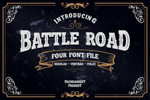 Battle Road Typeface