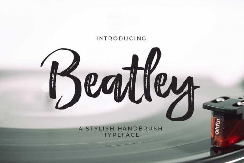 Beatley Stylish Hand Brush Font