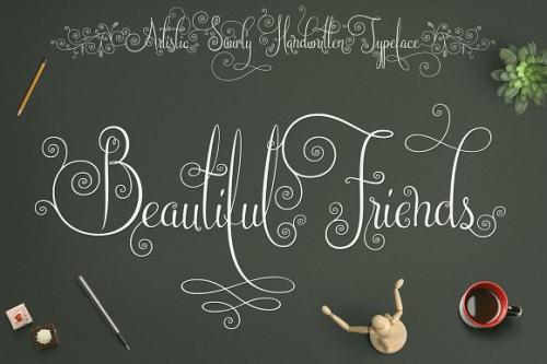 Beautiful Friends Script Font