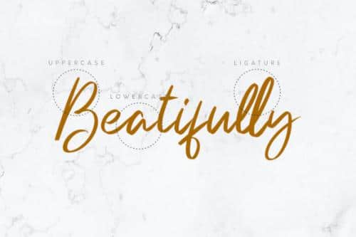 Beautifully Script Font