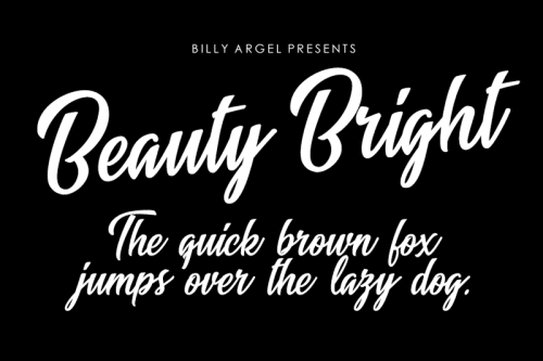 Beauty Bright Script Font