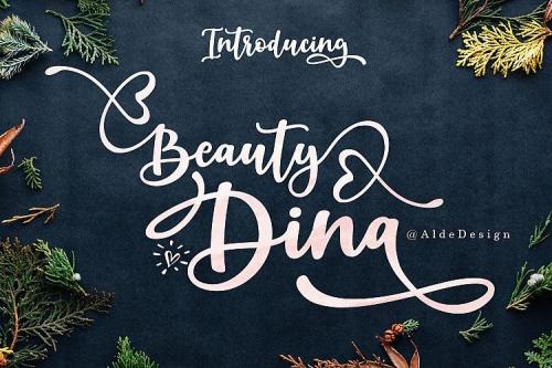 Beauty Dina Script Font