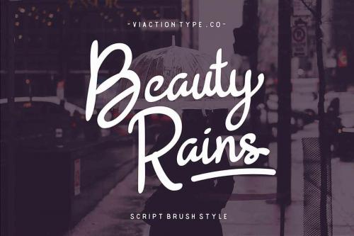Beauty Rains Script Font Free Download