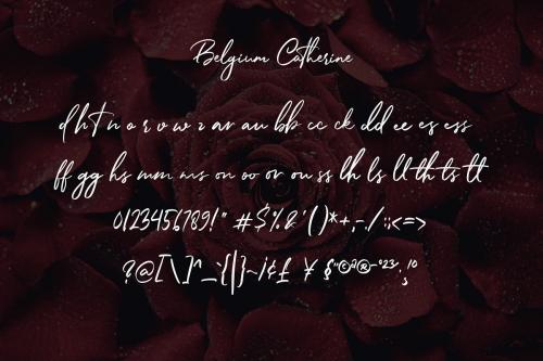 Belgium Catherine Handwritten Font