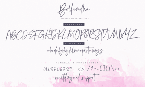 Bellandha Signature Script Font