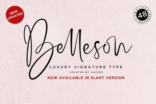 Belleson Luxury Script Font
