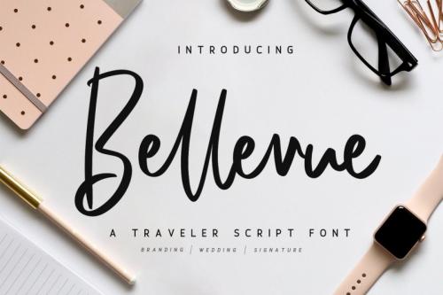 Bellevue Script Font