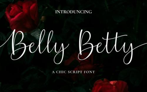 Belly Betty Calligraphy Font