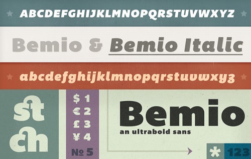 Bemio Italic Font