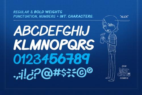 Benja Comic Book Font