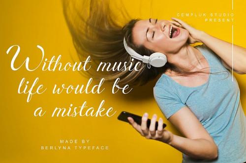 Berlyna Modern Script Font