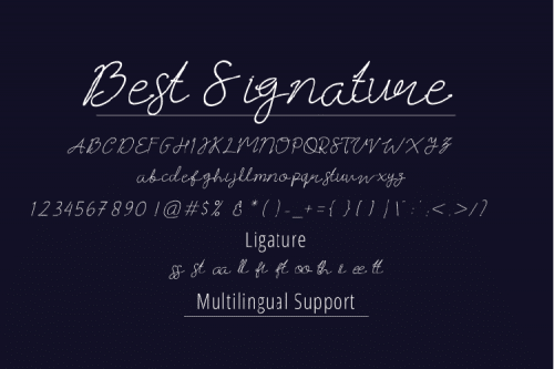 Best Signature Font